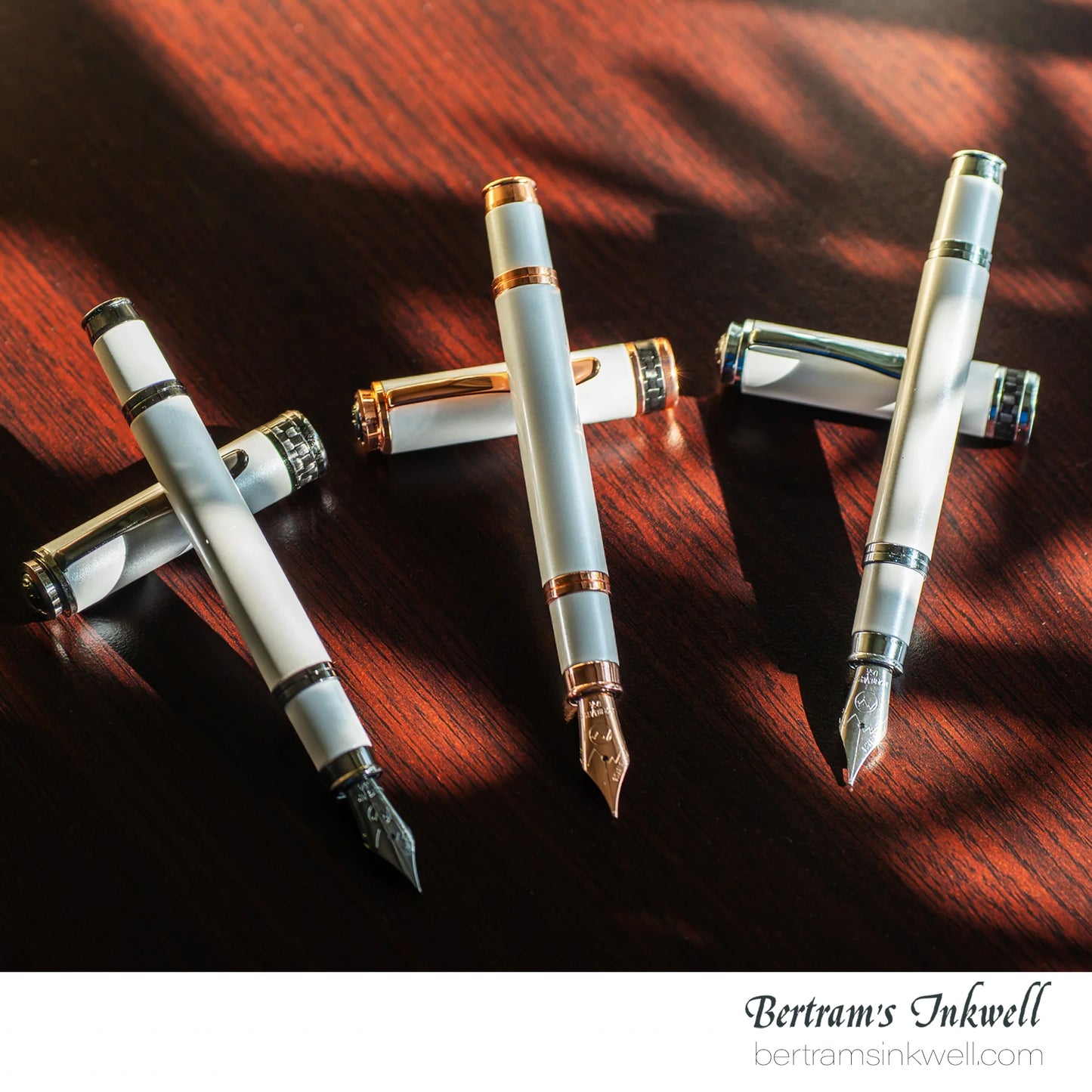 Monteverde Innova 2026 Color of The Year Cloud Dancer Chrome Trim Limited Edition Fountain Pen Set