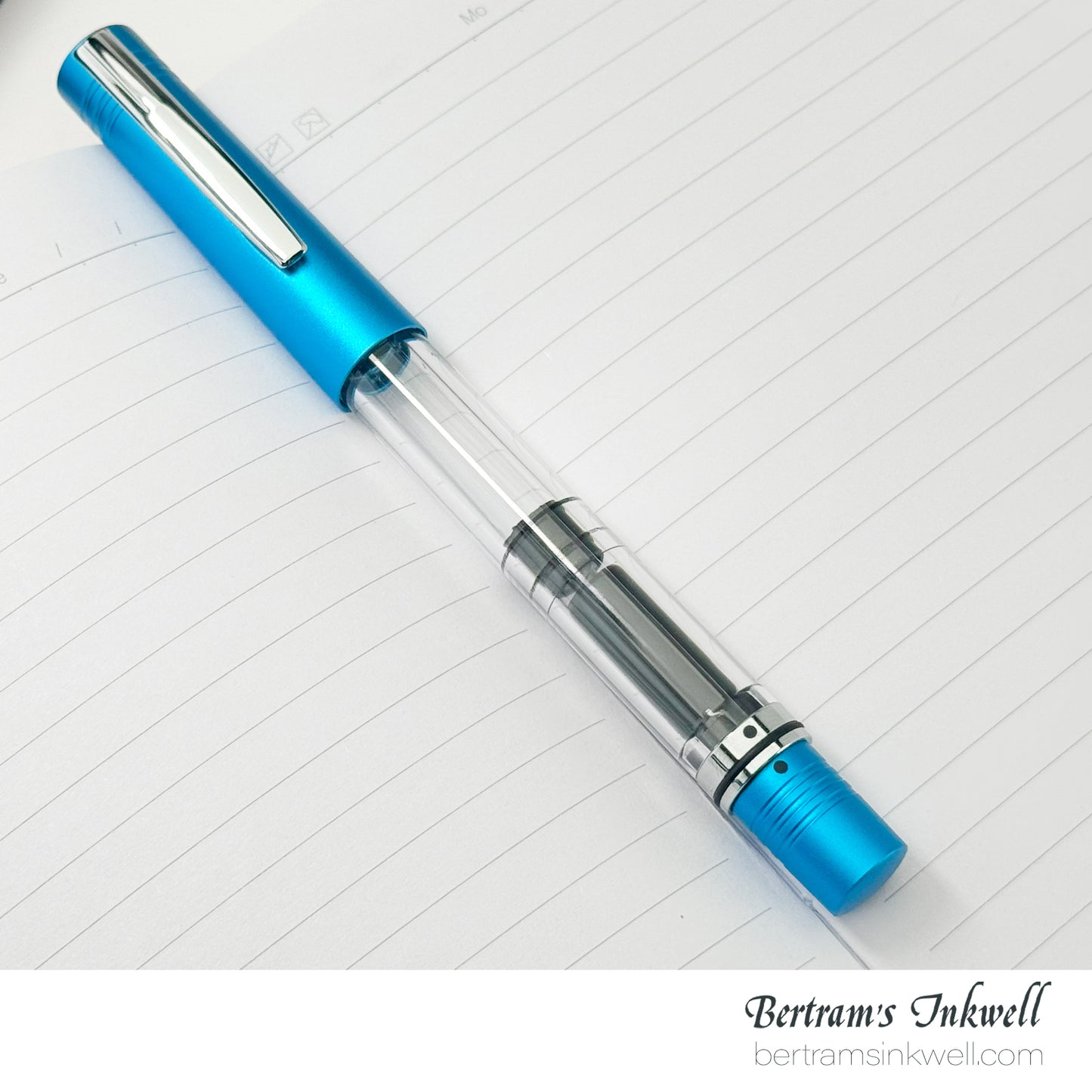 Monteverde MP1 Bright Blue Demonstrator Fountain Pen
