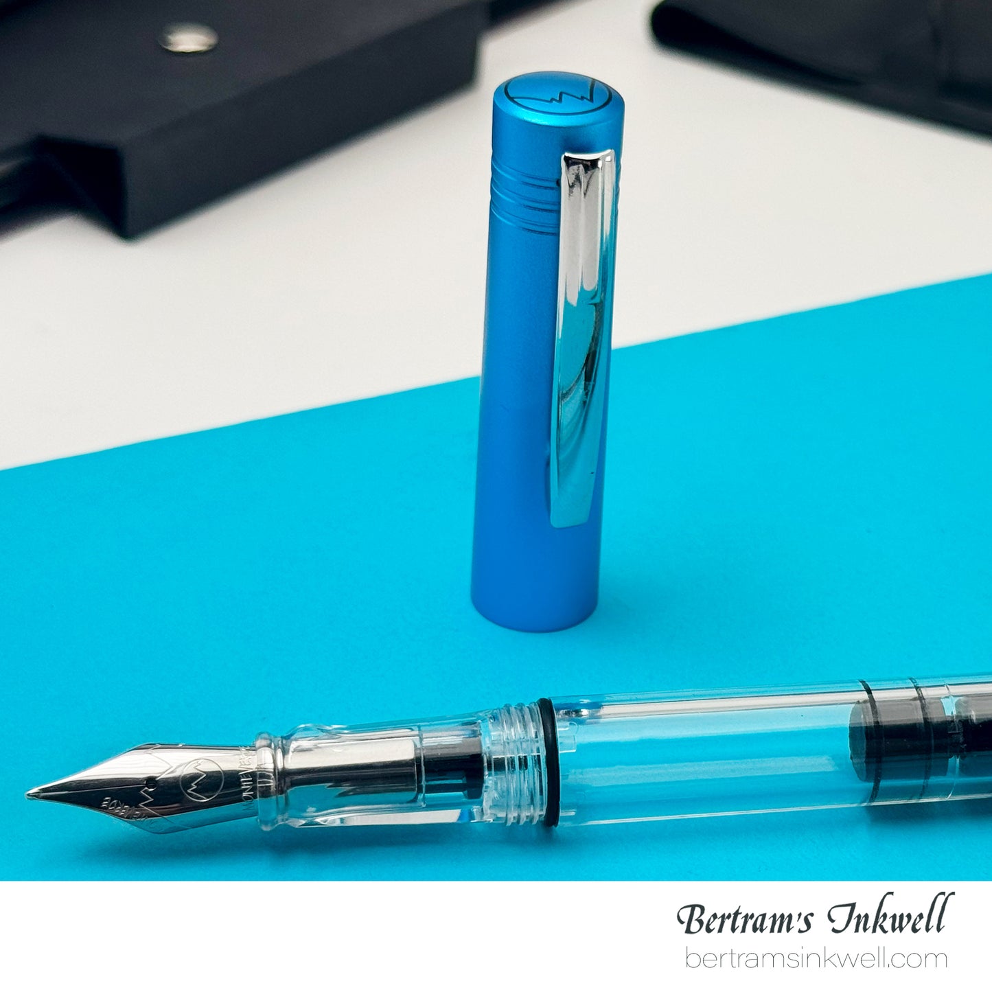 Monteverde MP1 Bright Blue Demonstrator Fountain Pen