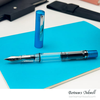 Monteverde MP1 Bright Blue Demonstrator Fountain Pen