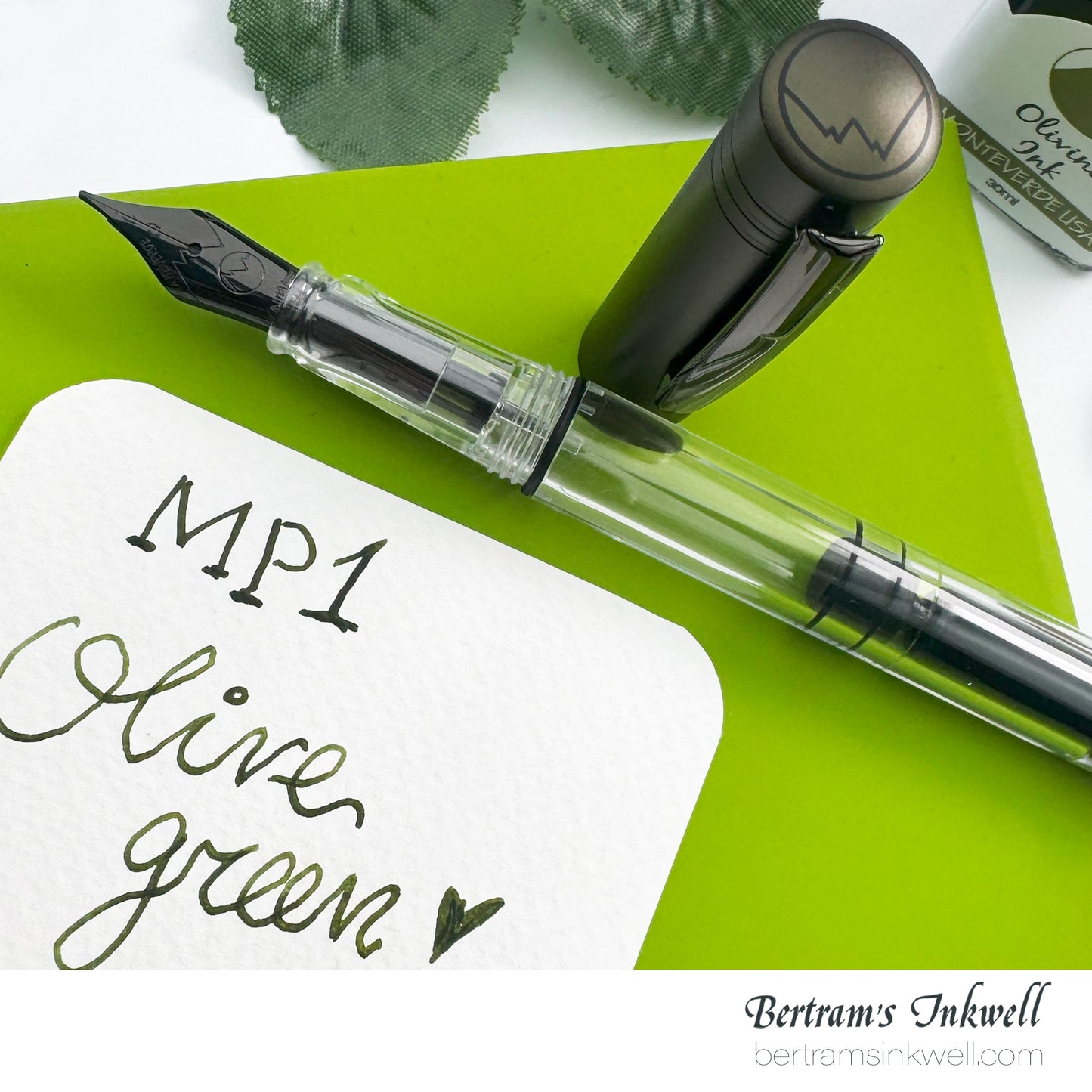 Monteverde MP1 Olive Green Demonstrator Fountain Pen
