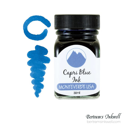 Monteverde USA Core Capri Blue Fountain Pen Ink Bottle (30 ml)