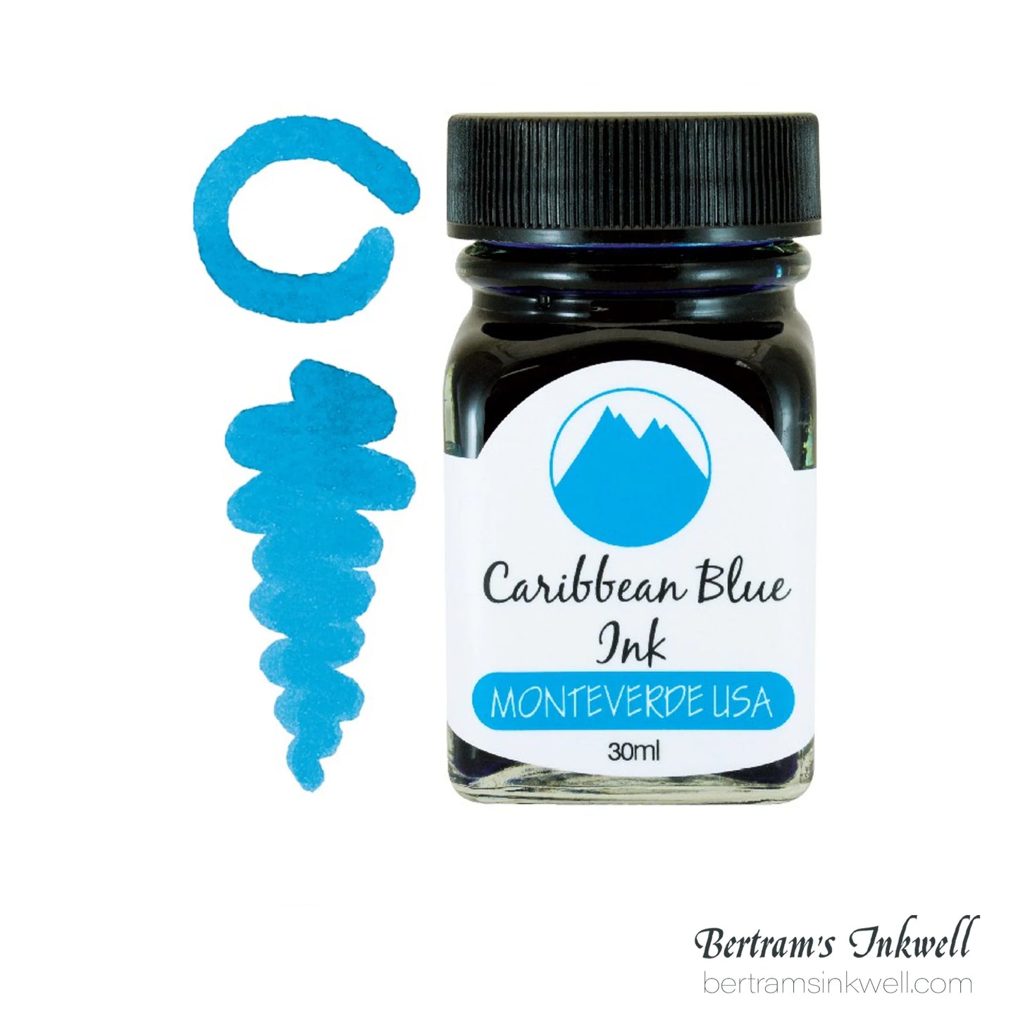 Monteverde USA Core Caribbean Blue Fountain Pen Ink Bottle (30 ml)