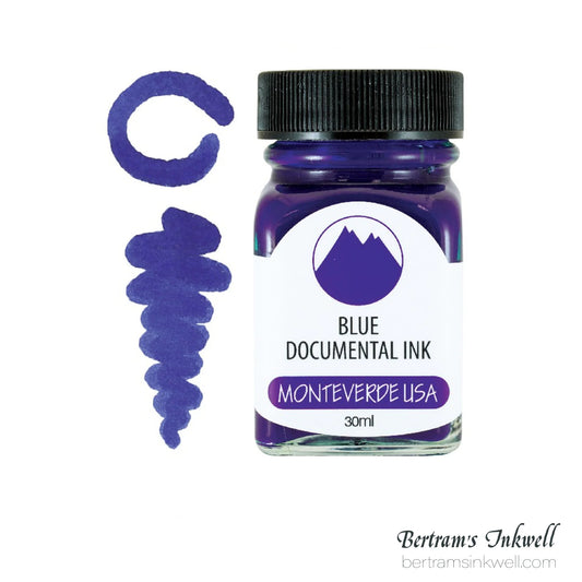 Monteverde USA Core Documental Blue Fountain Pen Ink Bottle (30 ml)