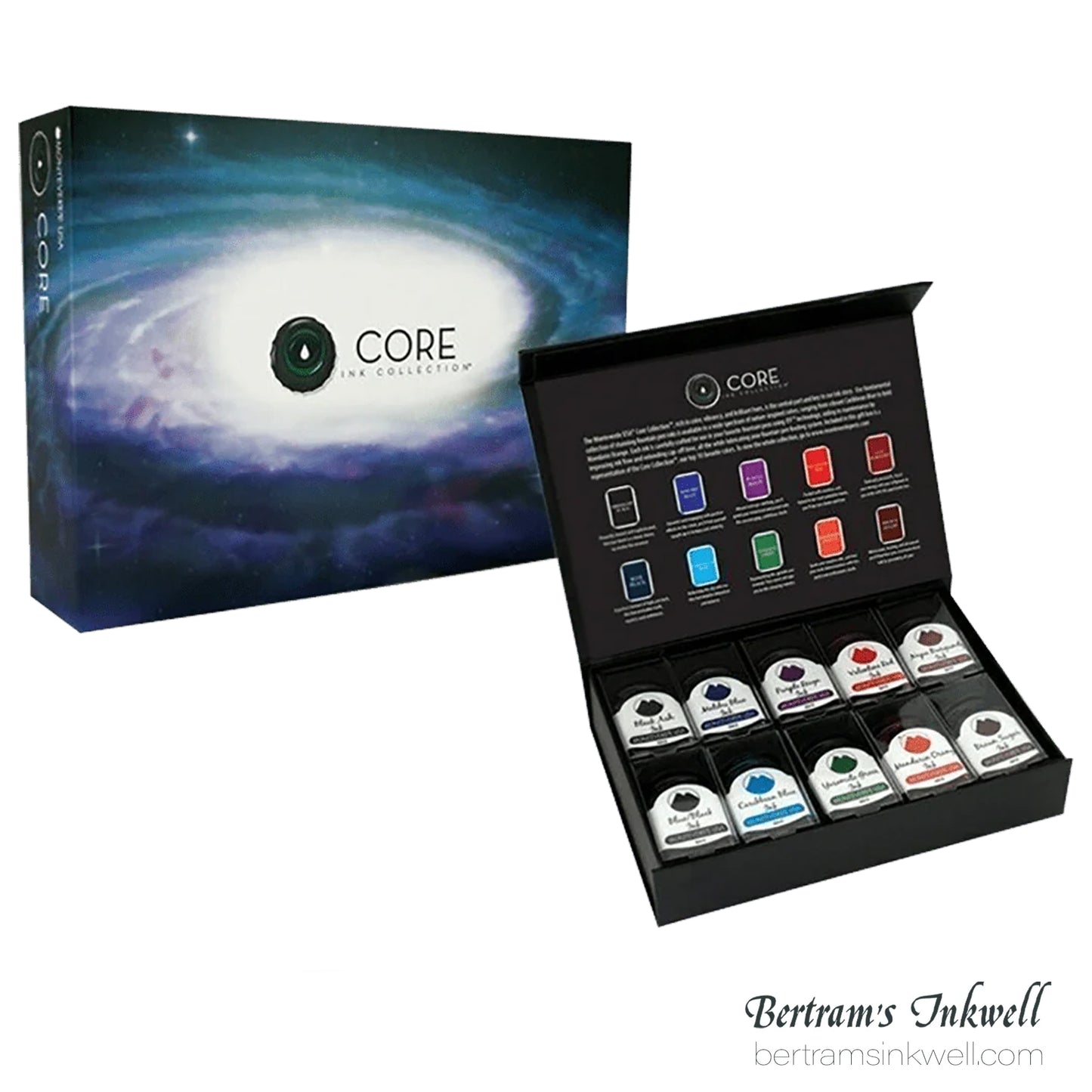 Monteverde USA CORE 10 piece ink gift set (30 ml glass bottles)