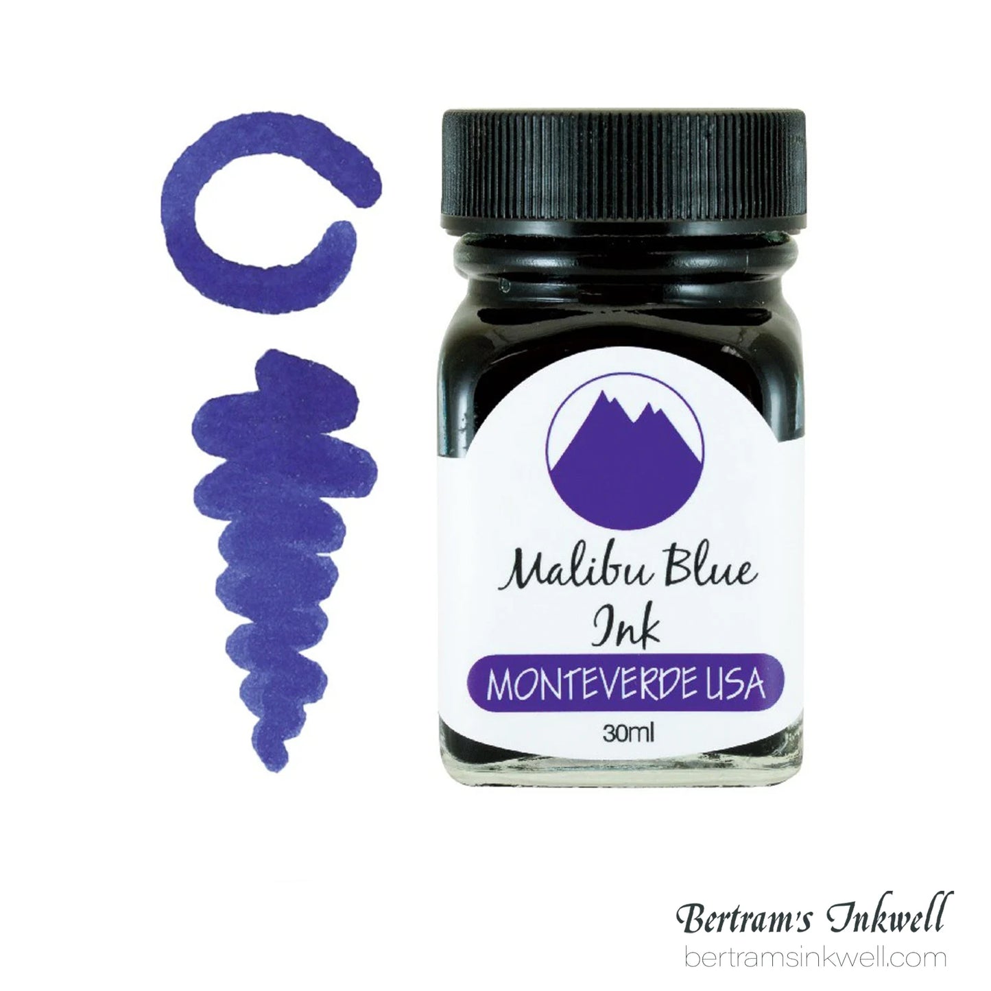 Monteverde USA Core Malibu Blue Fountain Pen Ink Bottle (30 ml)