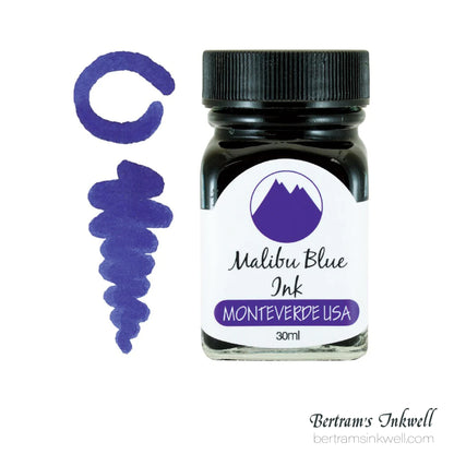 Monteverde USA Core Malibu Blue Fountain Pen Ink Bottle (30 ml)