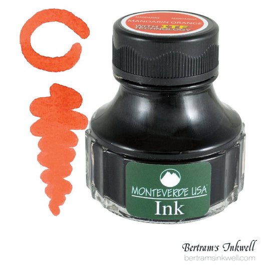 Monteverde USA Core Mandarin Orange Fountain Pen Ink Bottle (90 ml)