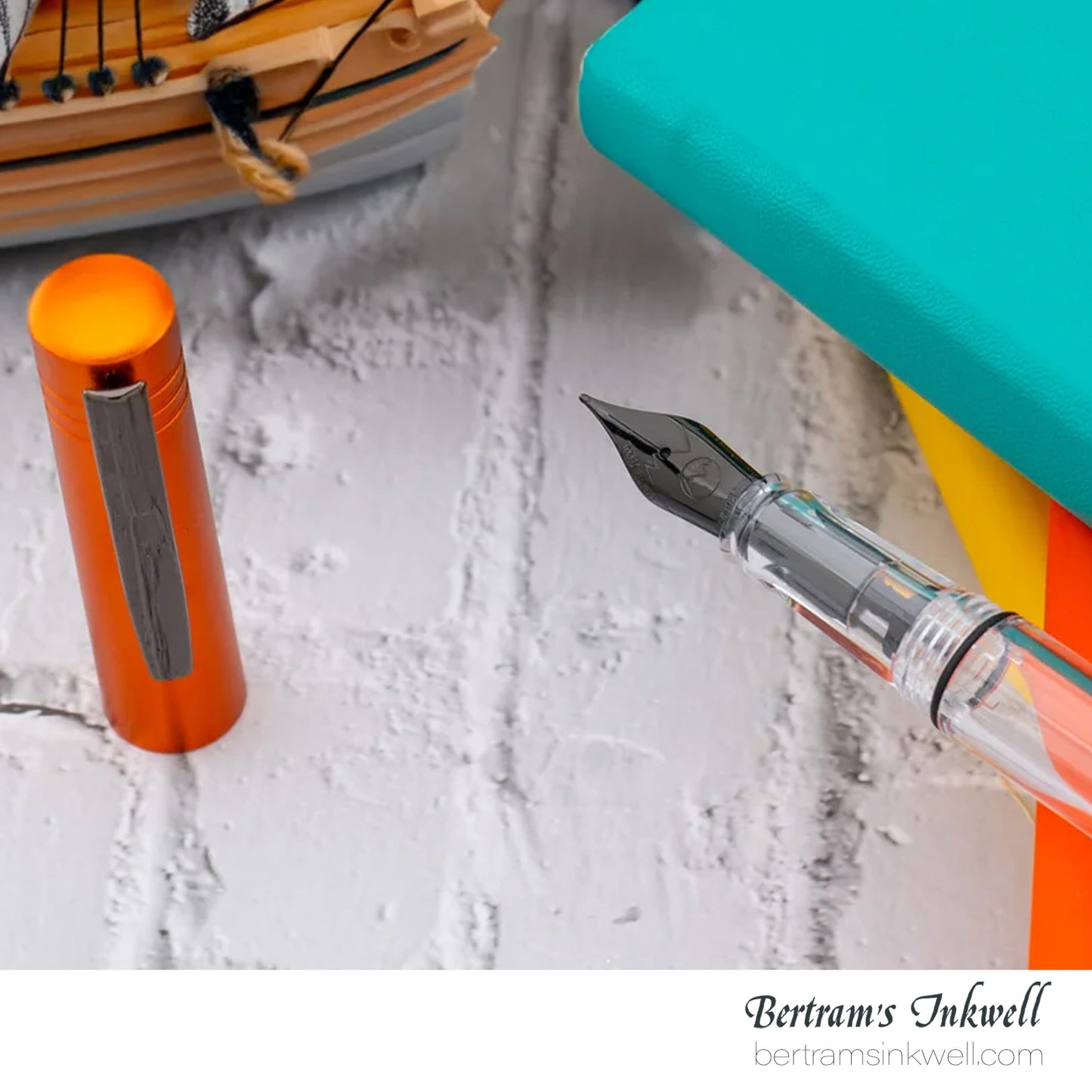 Monteverde MP1 Foxy Orange Demonstrator Fountain Pen