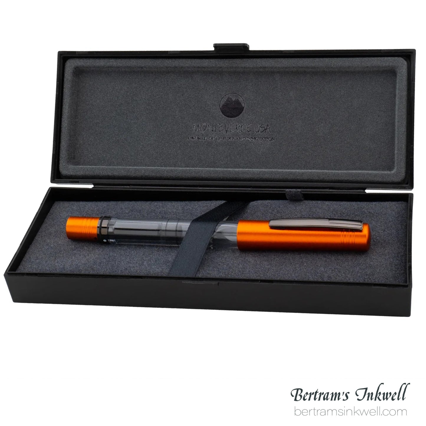 Monteverde MP1 Foxy Orange Demonstrator Fountain Pen