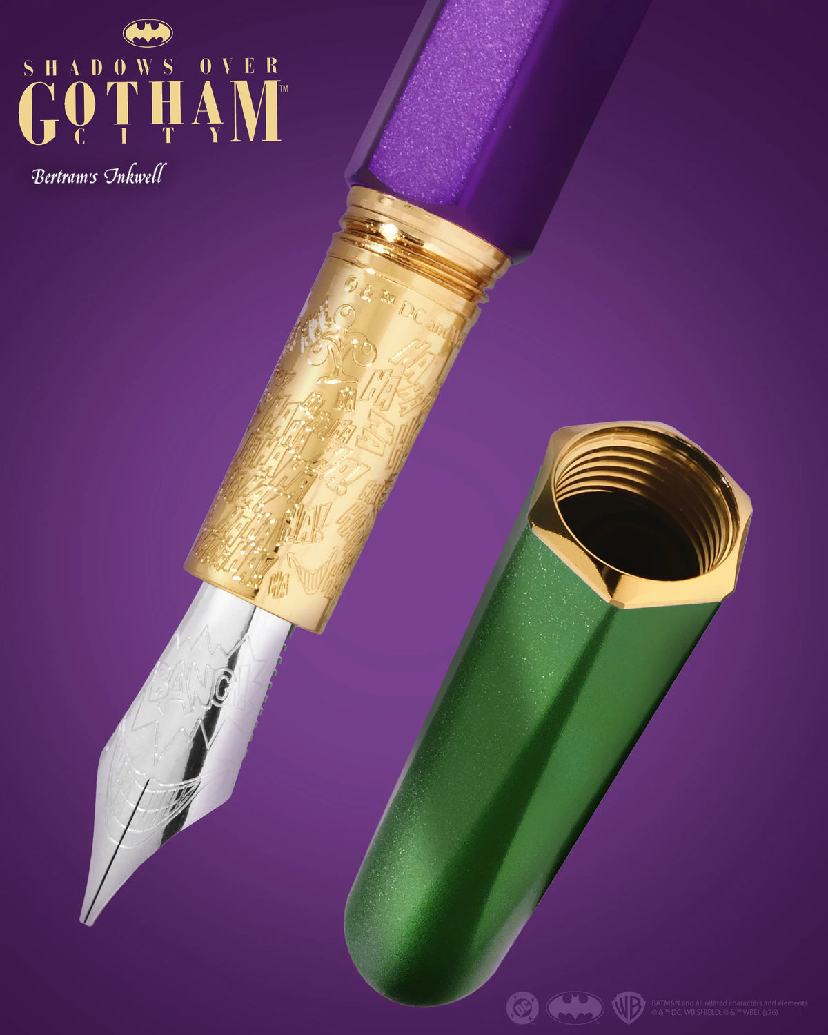 Ferris Wheel Press x The Joker Marquise Fountain Pen and 38ml Ink Set