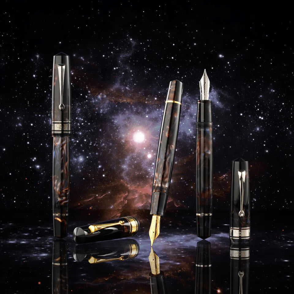 Omas Bologna Galassia Gold Trim Fountain Pen