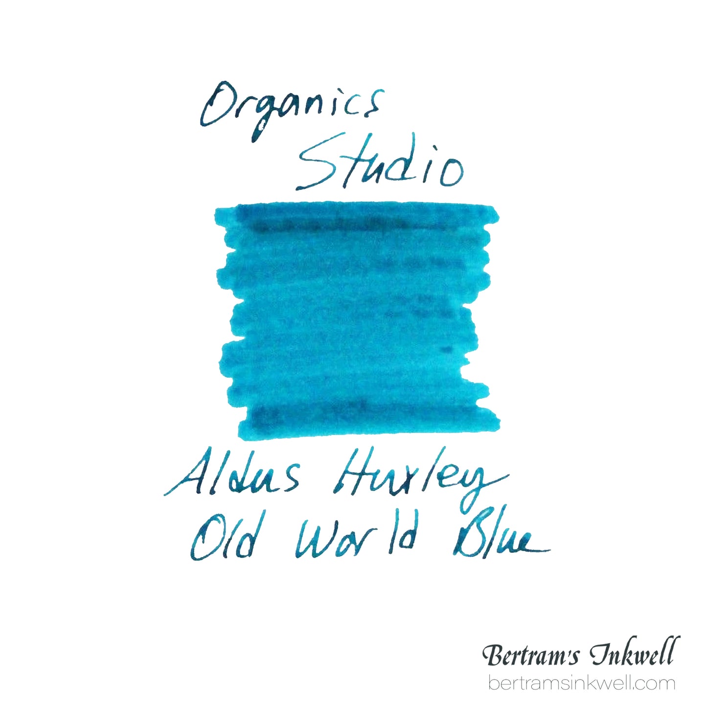 Organics Studio Aldous Huxley Old World Blue Ink Bottle