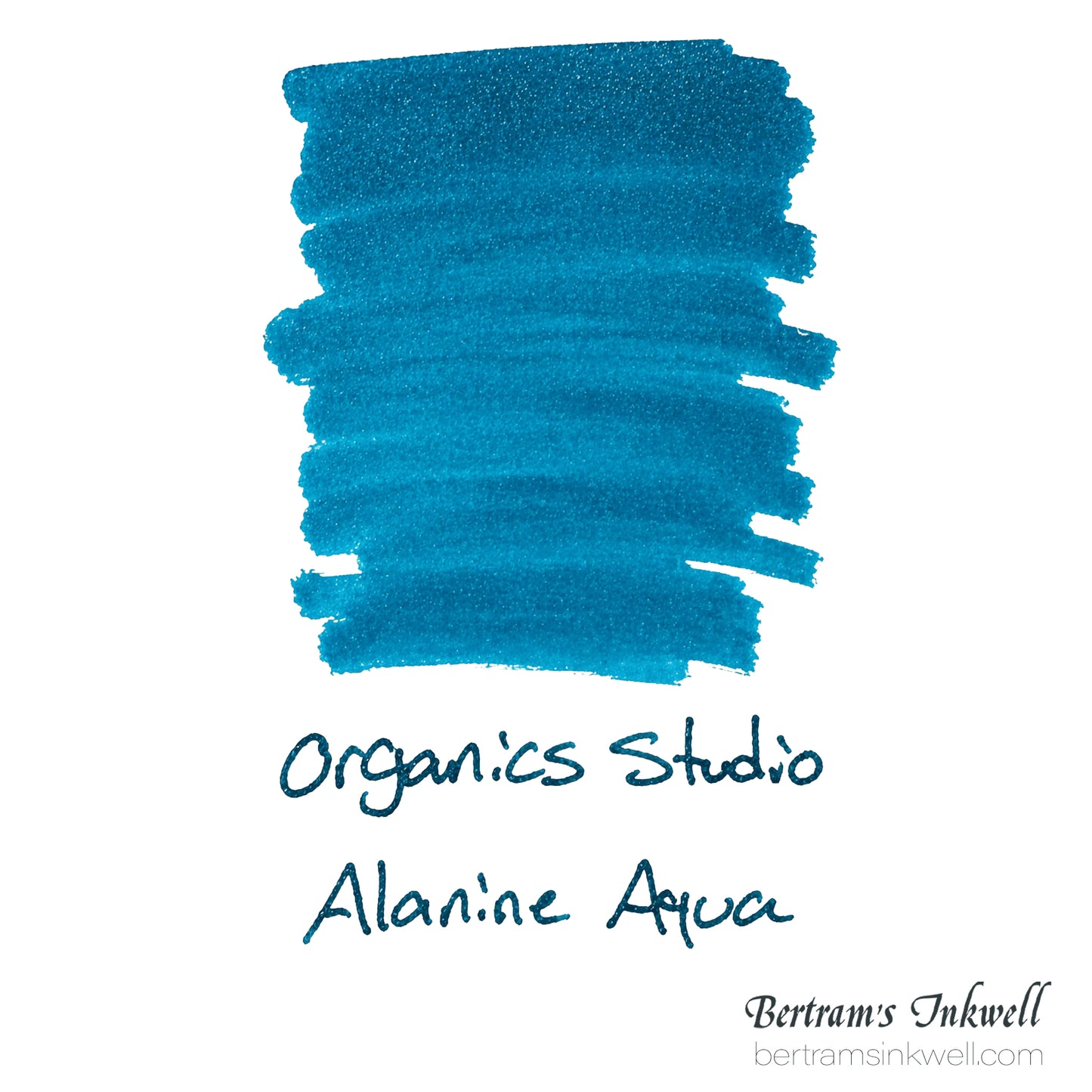 Organics Studio Shimmer Alanine Aqua Teal Ink Bottle