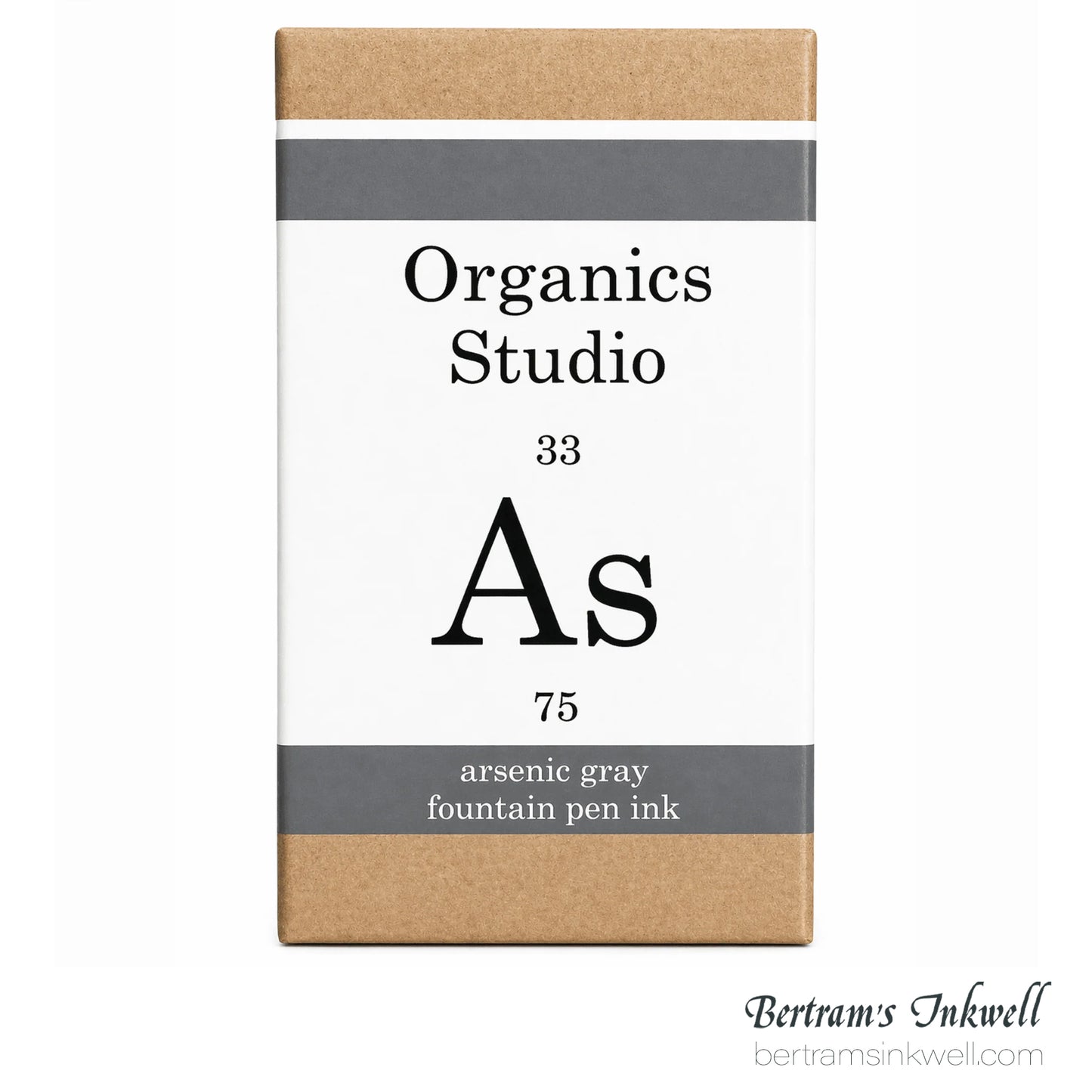 Organics Studio Periodic Table Arsenic Grey Ink Bottle