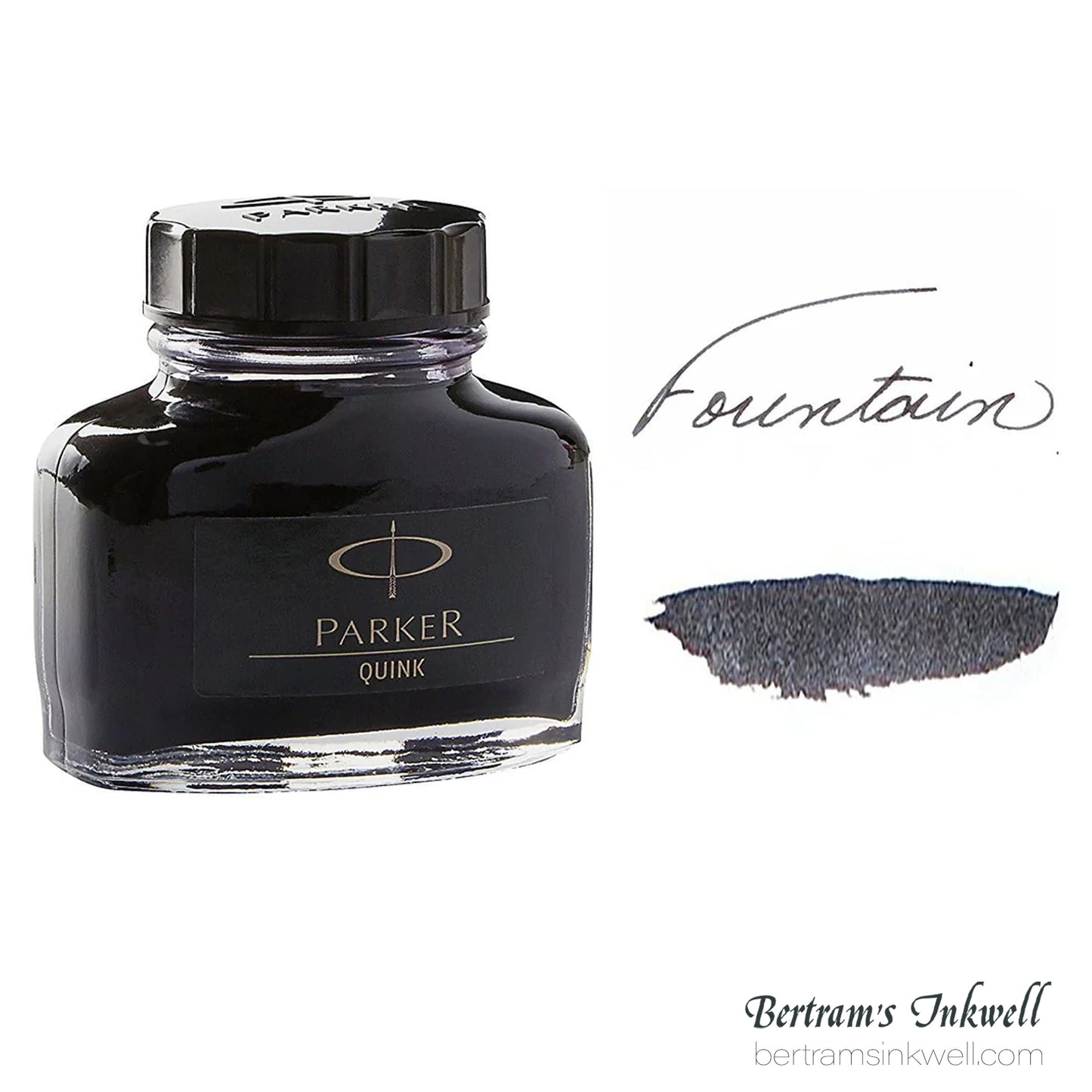 Parker Quink Permanent Black Bottled Ink