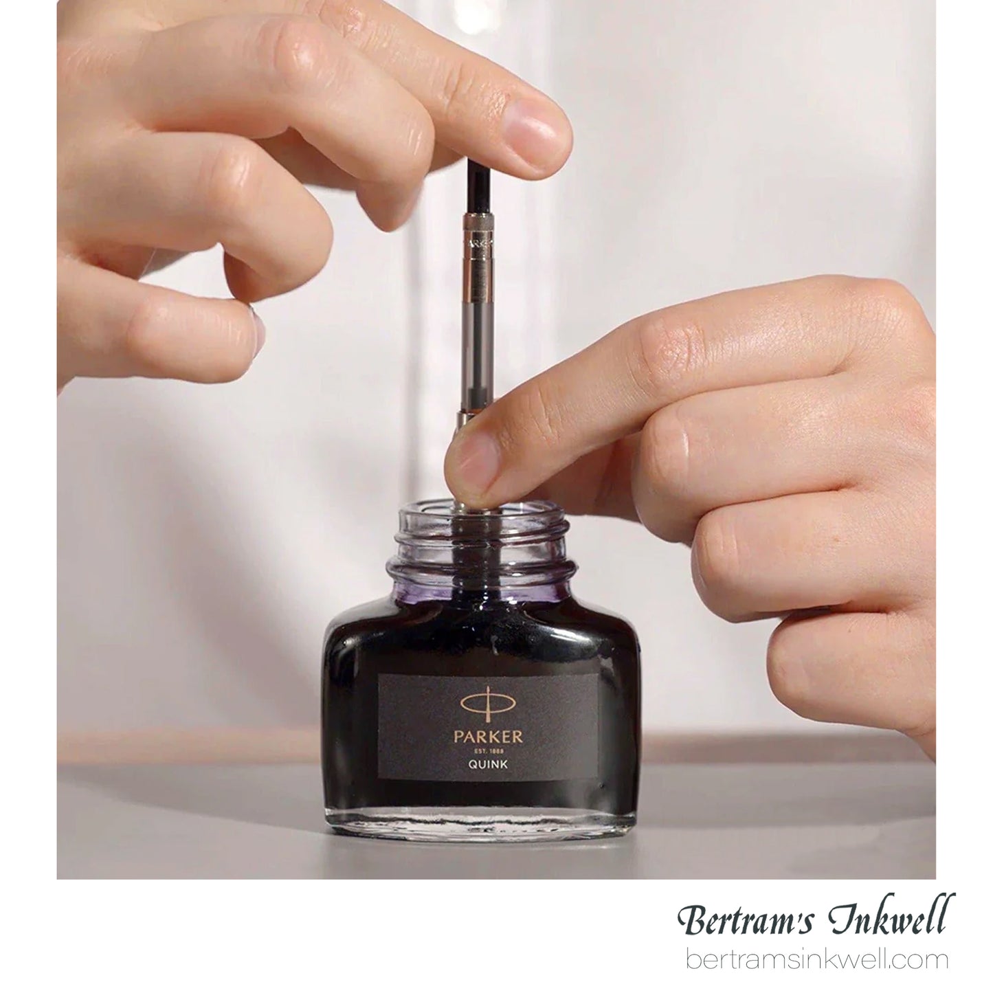 Parker Quink Permanent Black Bottled Ink