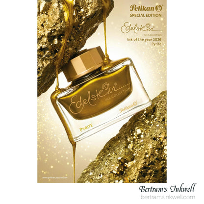Pelikan Edelstein Ink of the Year 2026 Pyrite — 50 ml Bottled Ink