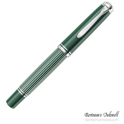 Pelikan Souverän M815 Metal Striped Green Special Edition Fountain Pen