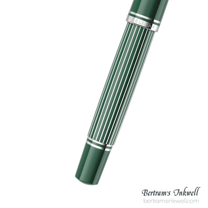 Pelikan Souverän M815 Metal Striped Green Special Edition Fountain Pen