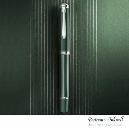 Pelikan Souverän M815 Metal Striped Green Special Edition Fountain Pen
