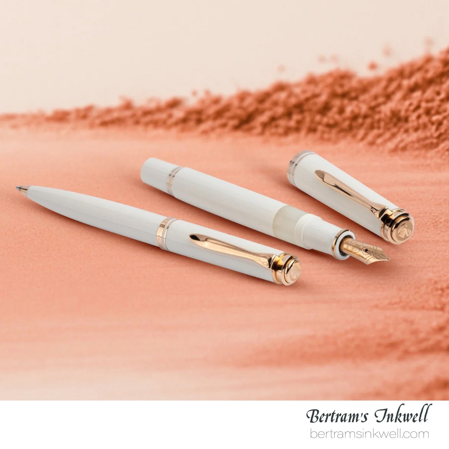 Pelikan Souverän M600 White & Rose Gold Special Edition Fountain Pen