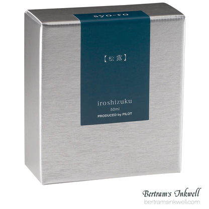 Pilot Iroshizuku Dew on Pine Tree (Syo-ro) Bottled Ink
