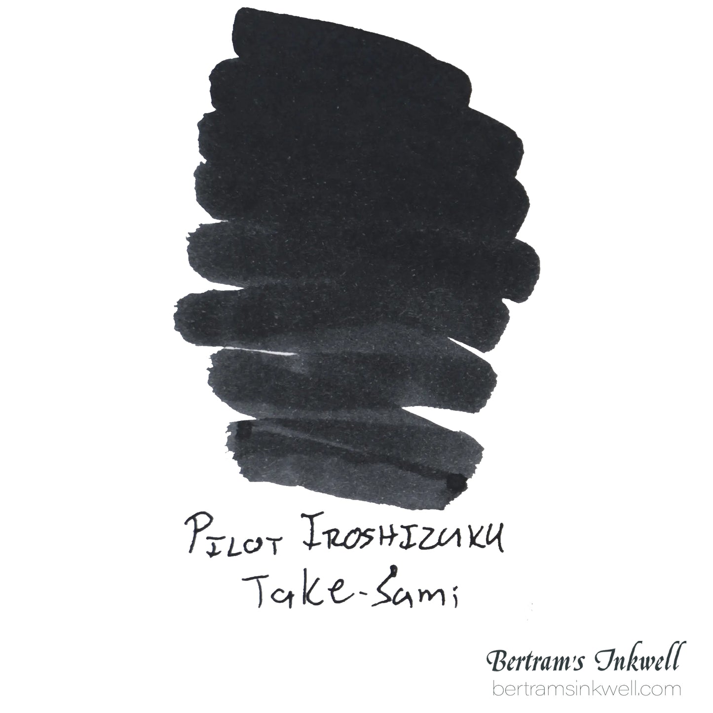 Pilot Iroshizuku Bamboo Charcoal (Take-sumi) Bottled Ink