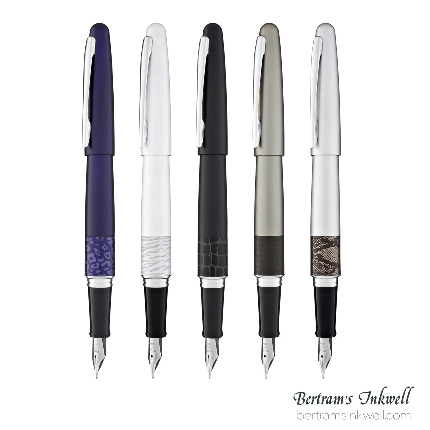 Pilot Metropolitan Animal with Crocodile Matte Black Pattern Fountain Pen