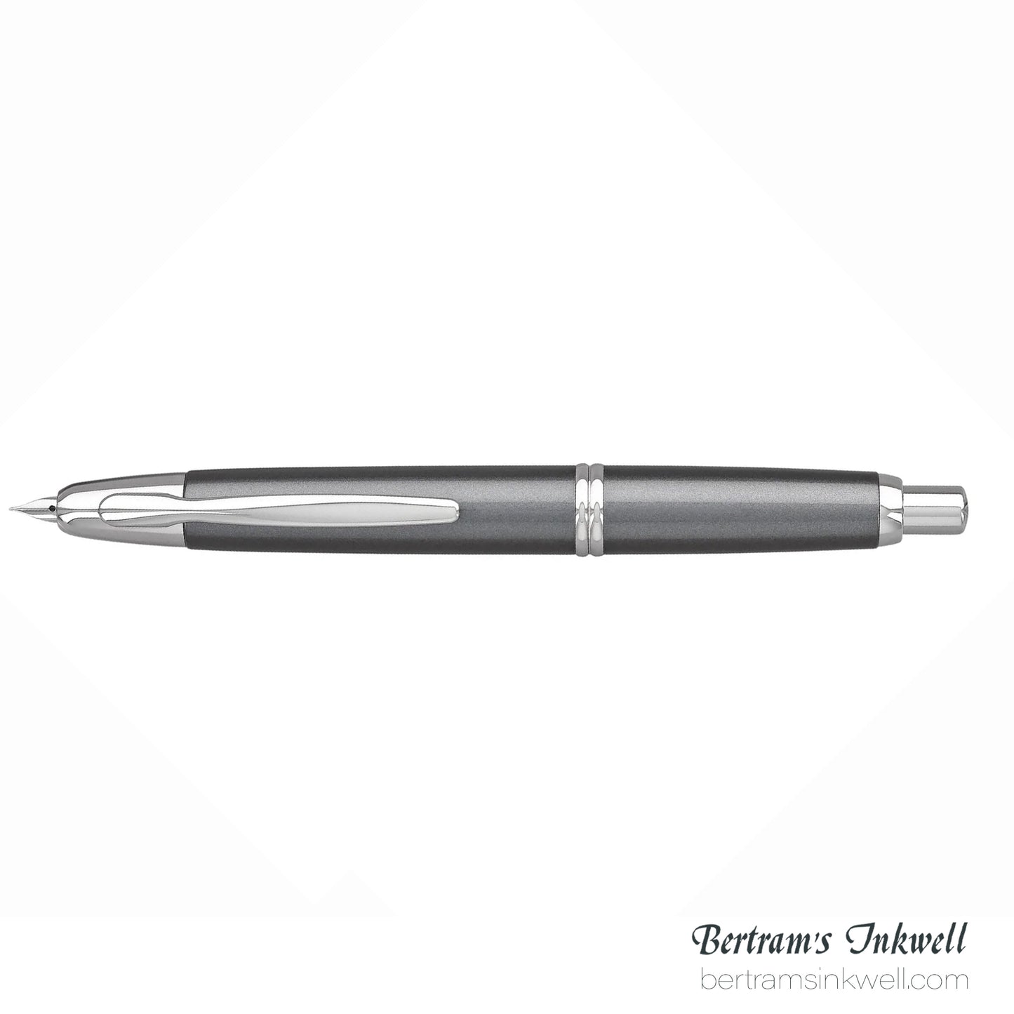Pilot Vanishing Point Gunmetal Gray with Rhodium Accents Fountain Pen