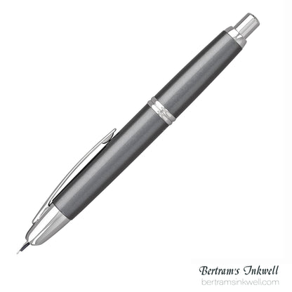 Pilot Vanishing Point Gunmetal Gray with Rhodium Accents Fountain Pen