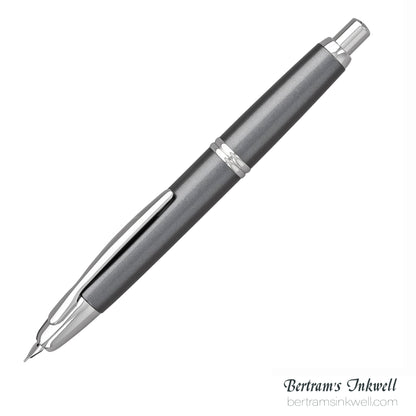 Pilot Vanishing Point Gunmetal Gray with Rhodium Accents Fountain Pen