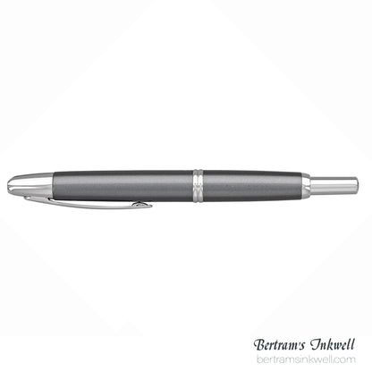 Pilot Vanishing Point Gunmetal Gray with Rhodium Accents Fountain Pen
