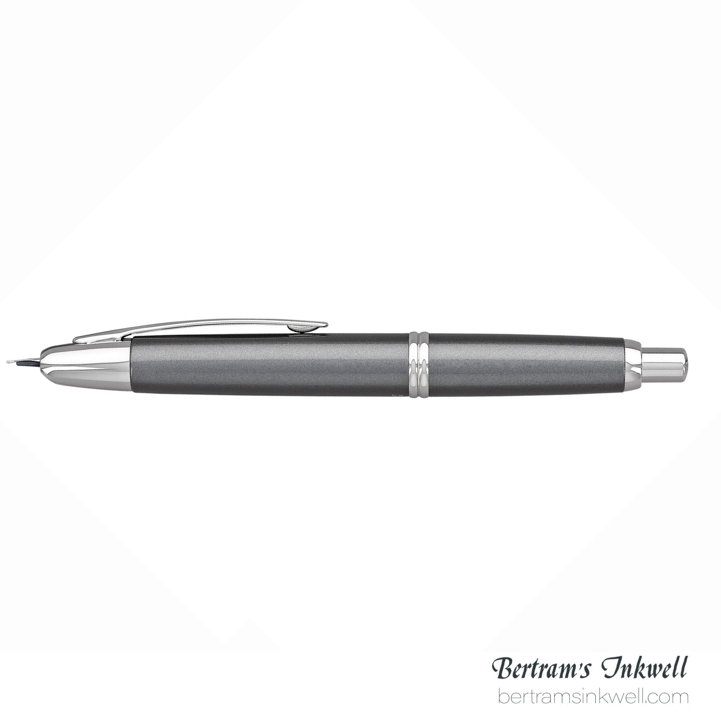 Pilot Vanishing Point Gunmetal Gray with Rhodium Accents Fountain Pen