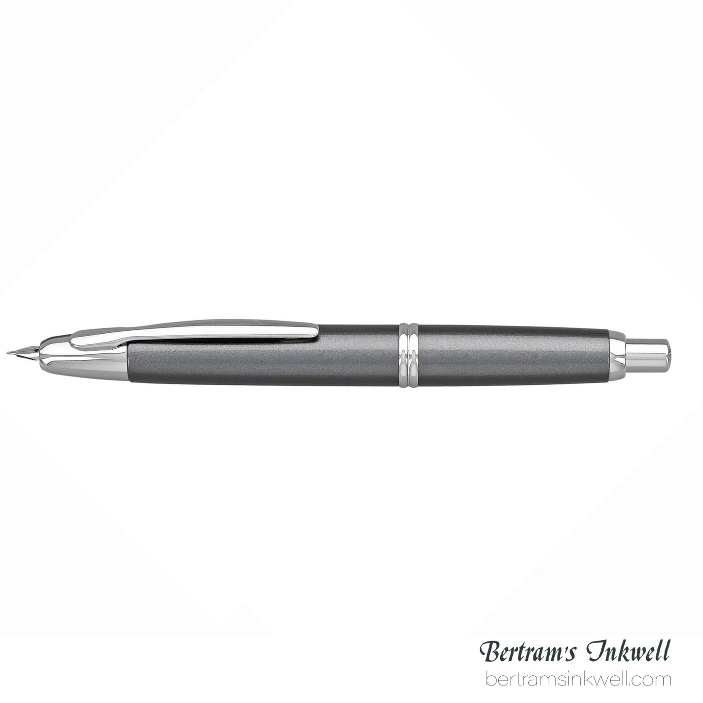 Pilot Vanishing Point Gunmetal Gray with Rhodium Accents Fountain Pen