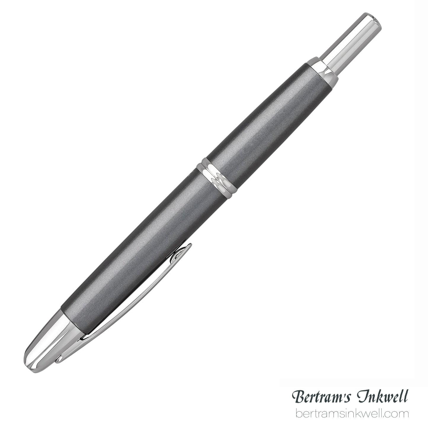 Pilot Vanishing Point Gunmetal Gray with Rhodium Accents Fountain Pen