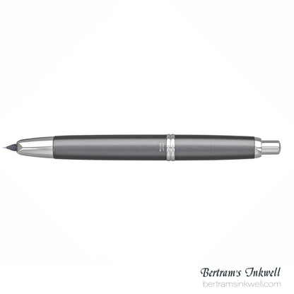 Pilot Vanishing Point Gunmetal Gray with Rhodium Accents Fountain Pen