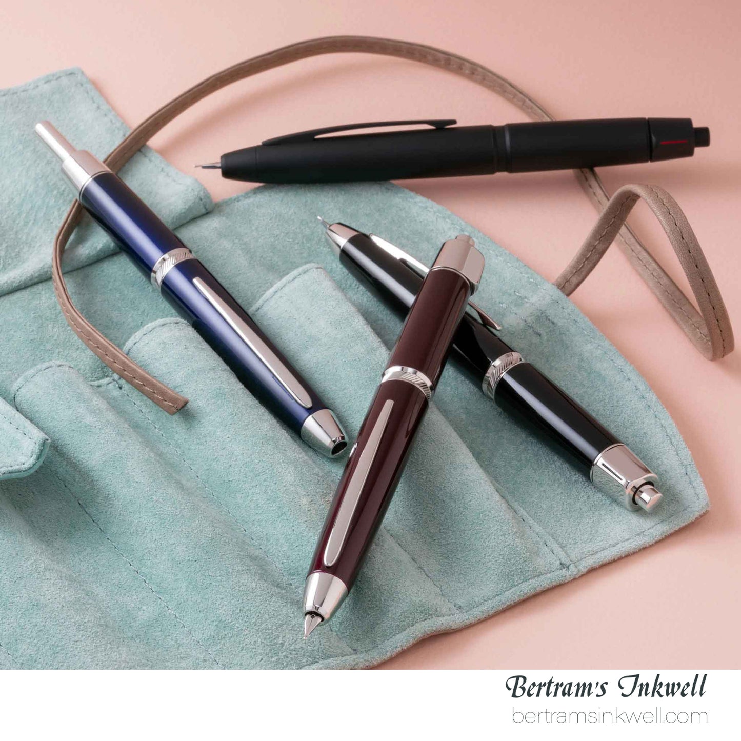 Pilot Vanishing Point LS Matte Black with Rhodium Silver Trim Fountain Pen
