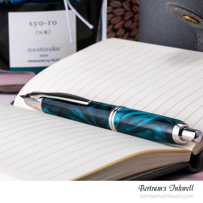 Pilot Vanishing Point SE Marbled  Green Fountain Pen