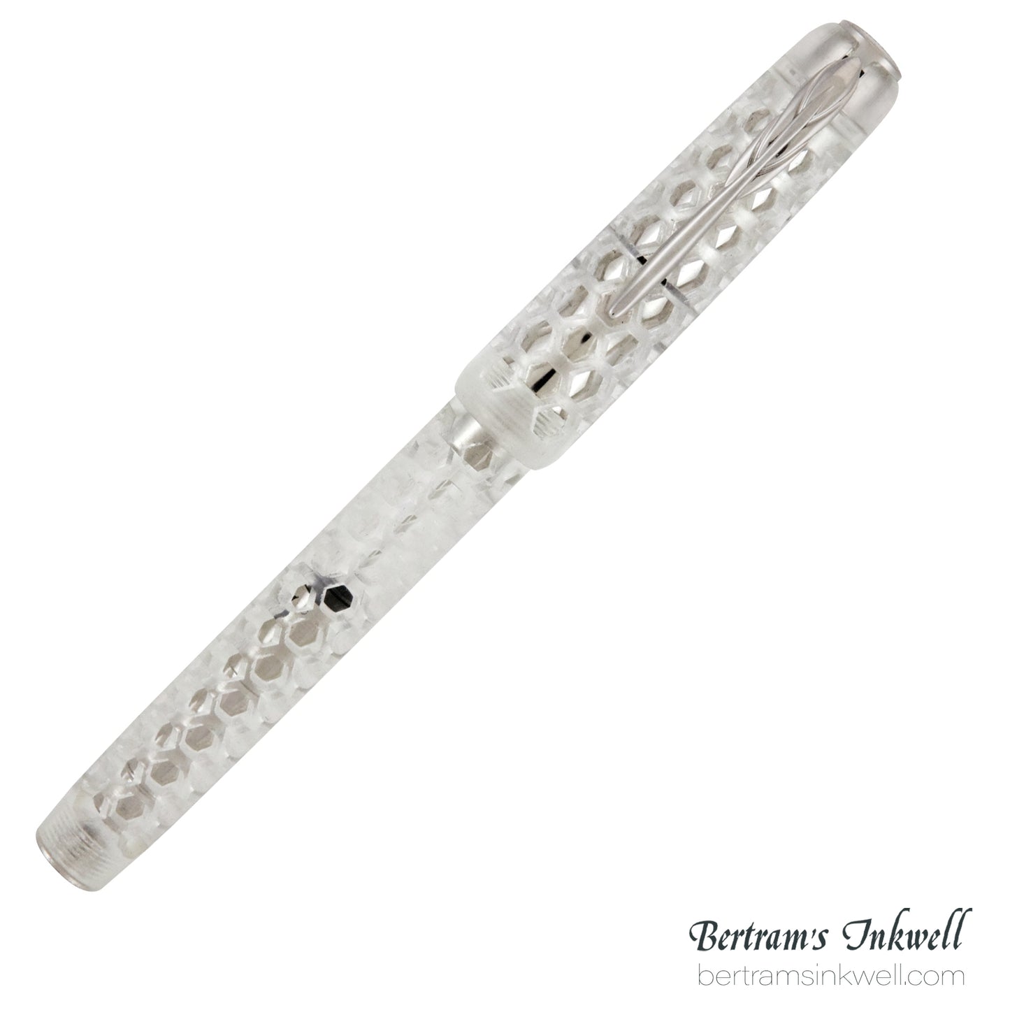 Pineider Honeycomb Sugar White Fountain Pen Limited Edition PP11701, 2018