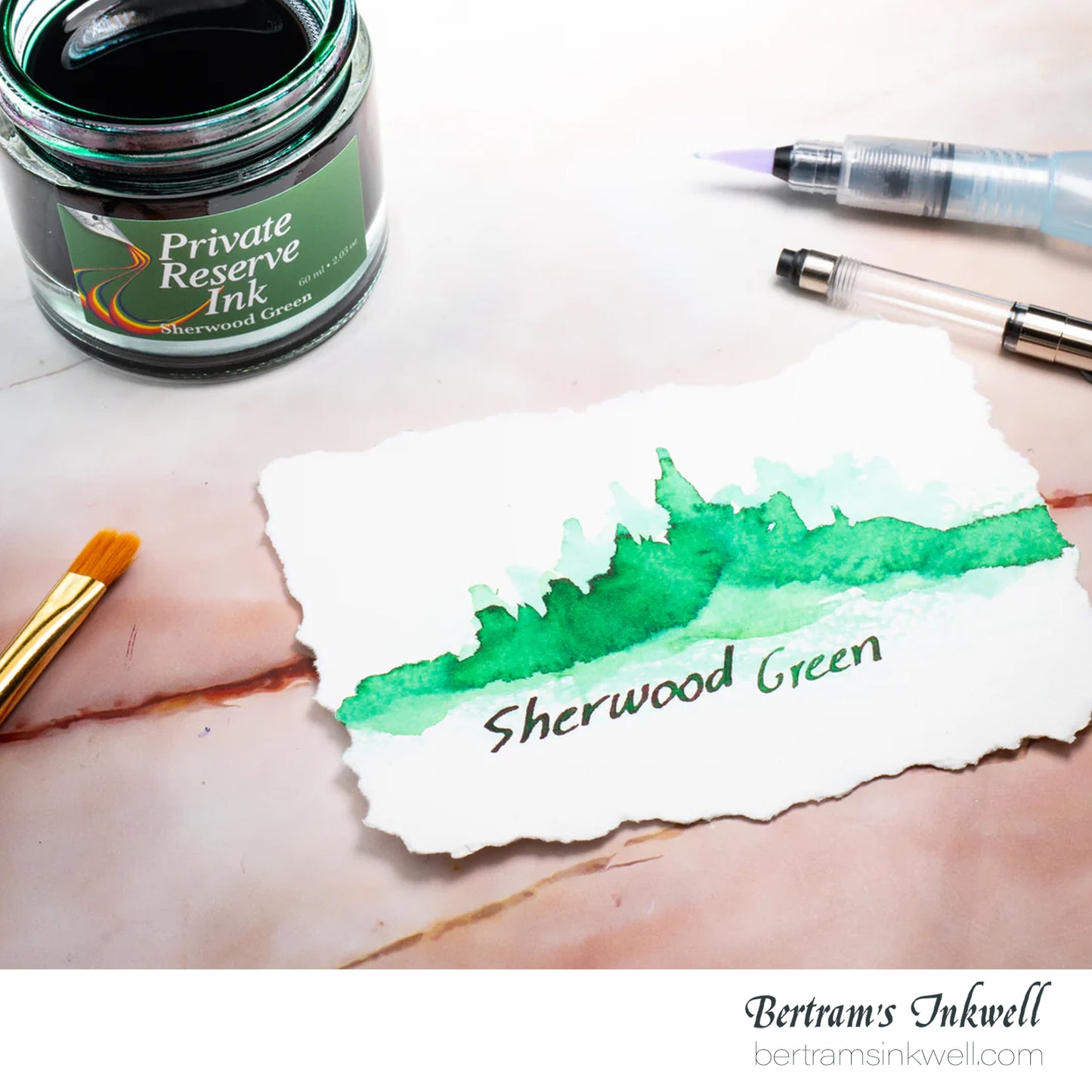Private Reserve Ink Sherwood Green FAST DRY Ink Bottle 60 ml