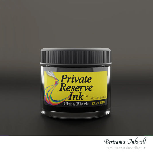 Private Reserve Ink Ultra Black FAST DRY Ink Bottle 60 ml