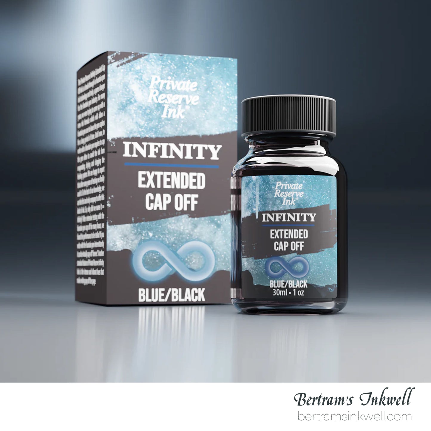 Private Reserve Ink Infinity Blue/Black (with ECO formula) Ink Bottle 30 ml