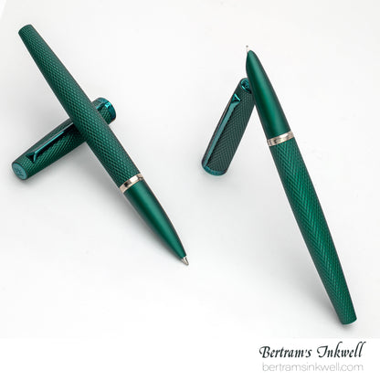 Diplomat Viper Green Guilloche Fountain Pen