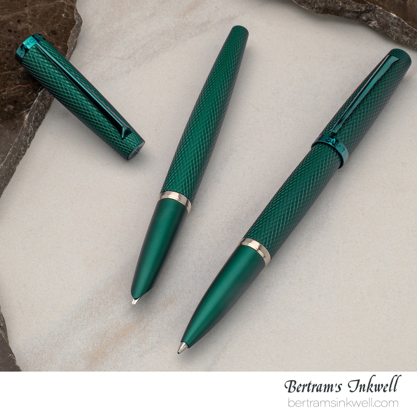 Diplomat Viper Green Guilloche Fountain Pen