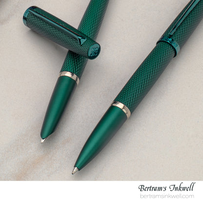 Diplomat Viper Green Guilloche Fountain Pen