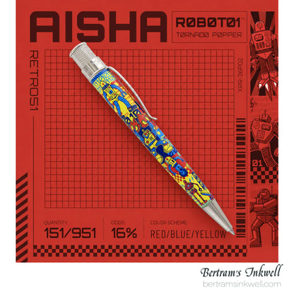 Retro 51 Tornado™ Popper Roboto1™ Limited Edition Rollerball