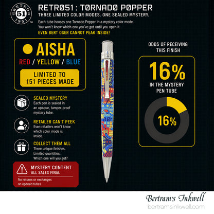 Retro 51 Tornado™ Popper Roboto1™ Limited Edition Rollerball