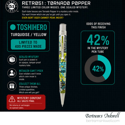 Retro 51 Tornado™ Popper Roboto1™ Limited Edition Rollerball