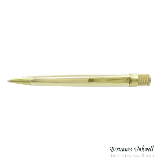 Retro 51 Tornado Vintage Metalsmith Raw Brass Retractable Rollerball